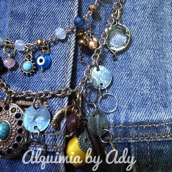 Alquimia Multicolor Charm Necklace - Picture 4 of 5